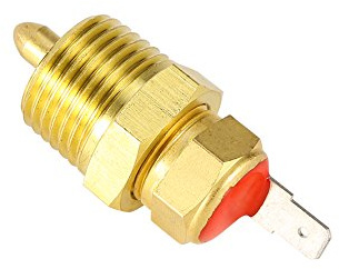 Keenso Radiator Fan Thermostat Switch 175 to 185 Degree Electric Engine Cooling Fan Switch with 3/8 Pipe Thread for 10 12 14 16 Fan electric fan thermostat switch