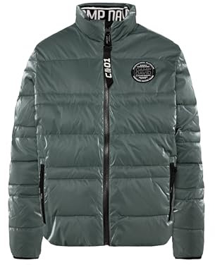 Camp David Giacca trapuntata da uomo con rivestimento e cerniera, Khale Green, XXXL