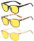 DKDDSSS 3 Pair Lunettes de Nuit Polarisées, Lunettes de Conduite de Nuit, Lunettes de Soleil Femme, Protection UV 400 Anti-Reflet pour Homme et Femme, Unisexe