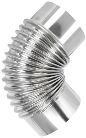 DIYEAH 90grado Accesorios Para De Acero Inoxidable Codo De Para Estufa De Leña Kit De Chimenea Para Estufa De Leña Tubo De Escape De Acero Inoxidable