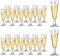 22 Stück 160ml Sektgläser,Mehrweg Champagnergläser,Hochwertig Sektflöten,Sektkelch für Geburtstag Party,Transparentes Sektglas,Klares Sektglas,für Sektempfang,Hochzeit,Geburtstag,Picknick,Party