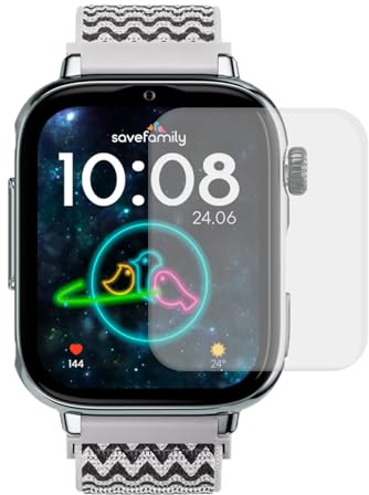 Protector de Pantalla SaveFamily para SaveWatch Plus 2 | Protección Ocular, Alta Resistencia, Pantalla HD, Resistente a Manchas