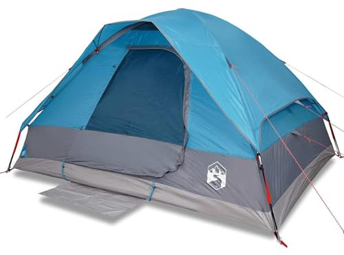 Tienda de campaña familiar Homelen para 6 personas, impermeable, opaca, poliéster 185T, revestimiento de poliuretano, color blanco, 305 x 305 x 183 cm, tela opaca para camping, vacaciones familiares