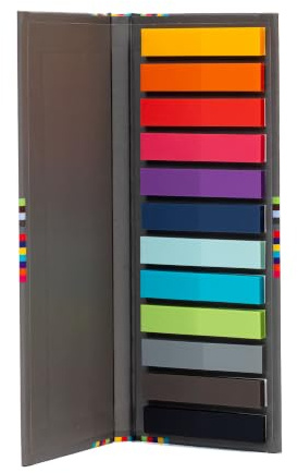 Semikolon - Sticky Tab Page Markers in Booklet, 600 Adhesive Notes in 12 Colors