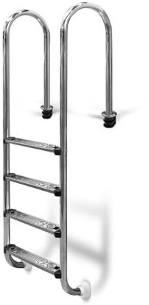 Poolleiter Edelstahl ENG 150 cm I 4-stufig I V2A Leiter