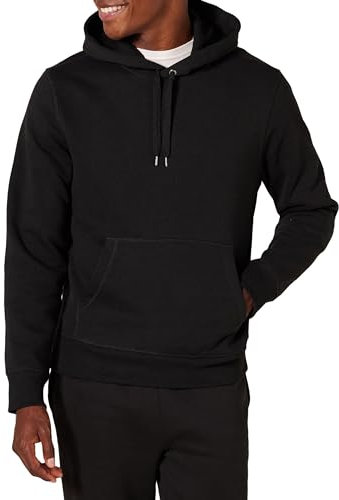Amazon Essentials Herren Pullover-Sweatshirt Mit Kapuze, In Groß Und Schwer Erhältlich, Schwarz Heide, XXL