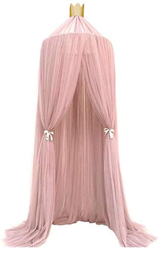 Mosquitera,Elegante Color De Malla Para El Hogar Mosquitera Para Niños Cama Con Dosel Netting Kid Baby Bedroom,Dosel Cama Niña Dosel Cuna Bebe Dosel Cama Infantil(Rosado)