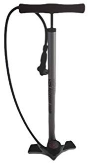 Inflador, Bomba de Aire de Pie GIYO GF-01N con Manómetro para Bicicleta, Bici - 66x22 cm