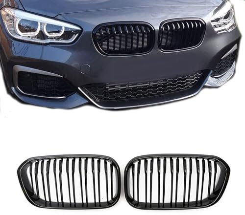 Gangying F20 F21 Griglia Radiatore per BMW Serie 1 F20 F21 Griglia Doppia Anteriore Nera Lucida 2015 2016 2017 2018