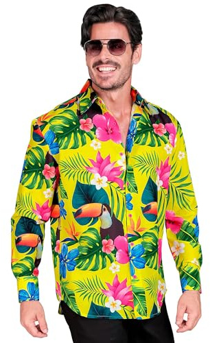 W WIDMANN MILANO Party Fashion - Camisa Party Fashion, Manga Larga, Camisa Hombre, Showmen, Disfraces