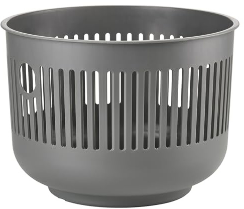 Zone Denmark Ume Wäschekorb, Wäschesammler, Wäschetonne, 30 Liter, Durchm. 40 cm, Höhe 29,2 cm, Grau