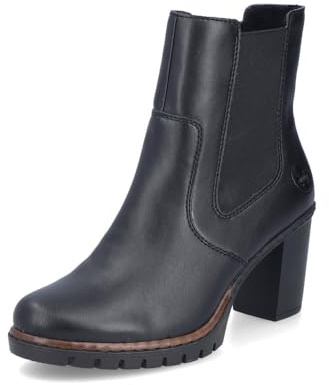 Rieker Y2580 - Stivaletti classici da donna, Nero 00., 41 EU