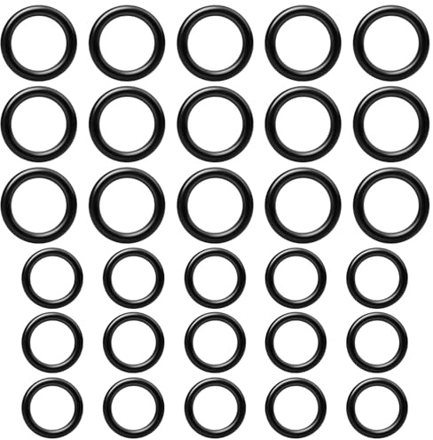 Pressure Washer O Rings (50+50) 100 Pack - Replacement Rubber Seals for 1/4 & 3/8 Quick Coupler Connectors