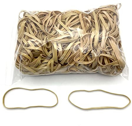 Progom - Gomas Elasticas - 160(Ø102) mm x 6 mm- natural - bolsa de 1kg