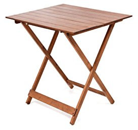 Tavolo tavoli legno pieghevole 60 x 80 regolabile in altezza colore noce lucido tavolo da giardino da balcone richiudibile
