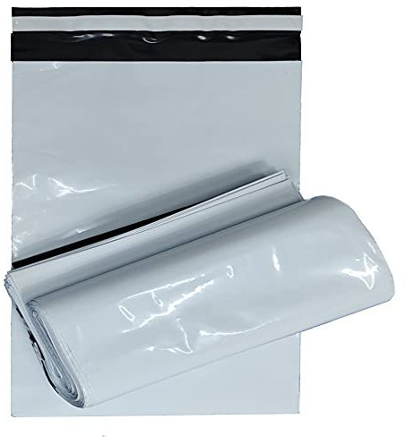 Pakomat Folien-Versandtaschen Versandbeutel Blickdicht Plastik selbstklebend vervschiedene maße für den transport (19x25 cm - 50 Stück)