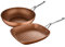 SAN IGNACIO Origen | Juego de Cocina | Set de Wok y Sartén Grill de 28 cm de Diámetro | Fabricados con Aluminio Forjado | Juego de Sartenes | Aptas para Todo Tipo de Cocinas