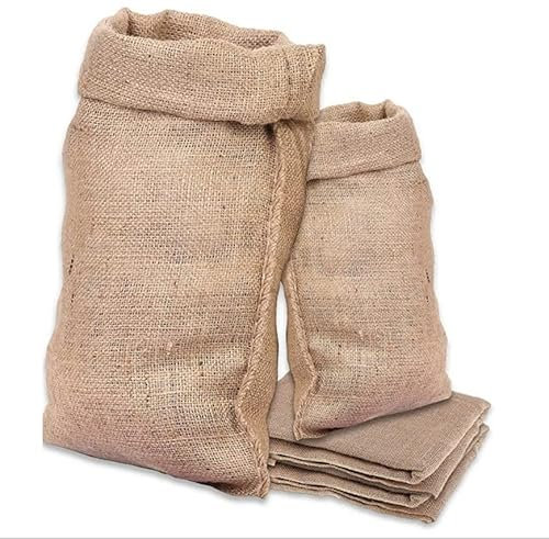 OuM Lot de 3 sacs en toile de jute 50 x 85 cm (220 g/m²), charge maximale de 25 kg