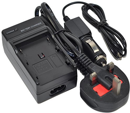BTBAI SB-LSM80 Battery Charger AC Single Single for sb-lsm160 sblsm80 sb-lsm320 vp-d371w vp-d361 sc-d453 vp-d351 vpd361 vp-d362 vp-dc171i vp-dc161 vp-dc163 Video Camcorder Charger uk2