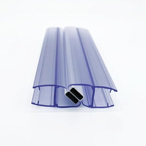 Coppia Guarnizioni Magnetiche Verticali 200cm Box Doccia Angolo 90 Gradi per Vetro Spessore 4mm 5mm 6mm PVC Design Italiano Packaging Ultraresistente