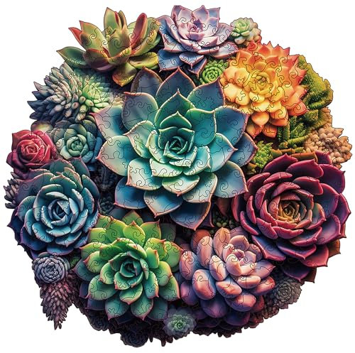 Wooden Puzzles for Adults, 200 pcs Wooden Jigsaw Puzzles for Adults,Irregular shape animal puzzle, Christmas game gifts