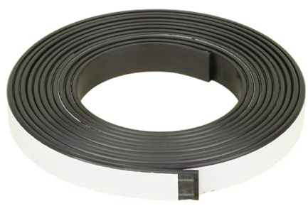 GAOSHA Cinta magnética de 10/12/15 mm de ancho con adhesivo fuerte para organizar pizarras blancas y neveras