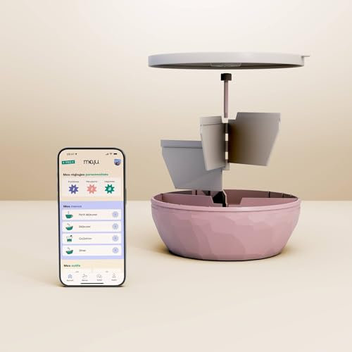 maju bol sans BPA avec 3 Compartiments + 1 bilan nutritionnel | Perte de Poids et rééquilibrage Alimentaire | Hermétique, Résistant au congélateur et Lave-Vaisselle | Made in France (Rose)