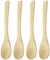 4 Unidades Utensilios de Cocina Madera Natural Cucharas Madera,Cucharas Pequeñas de Mango Largo para Cocinar Soperas Cucharas para el Hogar,Cuchara para Remover y Mezclar los Alimentos-16 cm