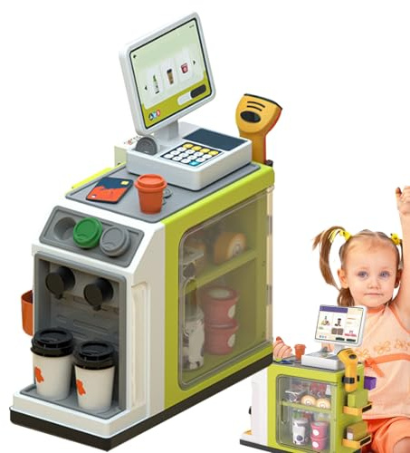 Banco De Efectivos para Niños - De De Simulación De Supermercado, Juguete De rol En La Tienda De Alimentos, Mesa Interactiva Educativa para Niños | Diversión para El Aprendimen