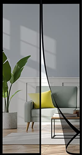 Personalizado Cortina Mosquitera Puerta Magnetica,Antimosquitos Con Imanes,Se Cierra Automáticamente Y Mantiene El Aire Fresco,Para Puerta Corredera de Patio Y Puerta de Balcón