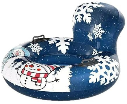 Trineo Inflable De La Nieve Aro con Asas para Inflar | Aro para Deslizarse en Exterior Para Al Aire Libre De Entrada Sendero Piscina Reunión Playa Y Deportes