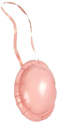 DEGUISE TOI - Ventre Gonflable de bossu Femme Enceinte Père Noël Adulte - Faux-Ventre - Taille Unique - Rose - Accessoires pour déguisement - - - Halloween-Noel