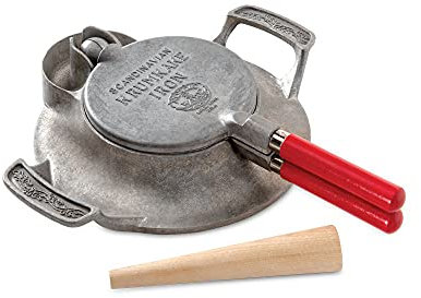 Nordic Ware Krumkake Eisen, silberfarben