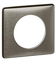 Legrand 068975 Plaque Céliane Métal 4 à 5 Modules, Tungstène