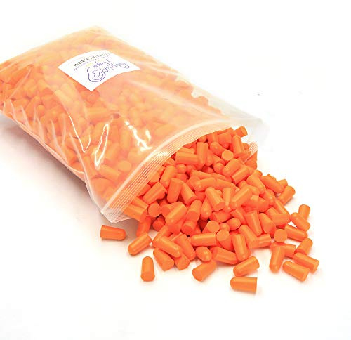 Quality Foam Ear Plugs 500 Pair - 32 dB Noise Cancelling High Decibel Sound Blocking Soft - Dispenser Refill Safety Hearing Protection Ear Protection Disposable Ear Plugs Bulk