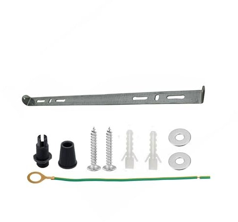 LEDSone Soporte de techo de 11.6 pulgadas, accesorio de iluminación, soporte de placa de techo con accesorios para la base de lámpara de araña de oficina en casa (295 mm)