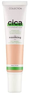 Collection Cosmetics Hydrating Medium Coverage Cica Foundation Infused with Anti-Redness, Vegan Foundation, 30ml, Beige