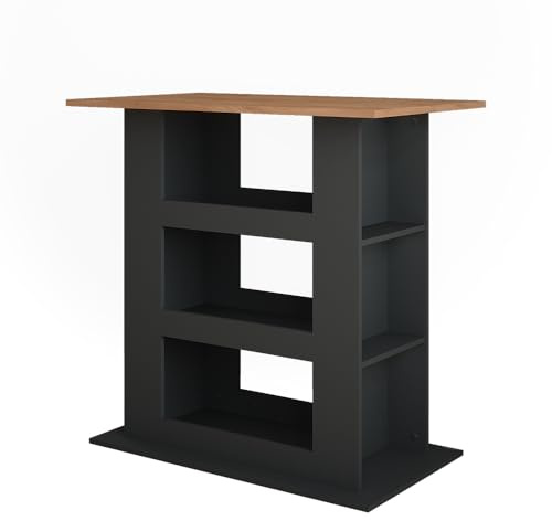 Vicco Tavolo da bar Repose, Rovere dorato/antracite, 110 x 65 cm, ideale come tavolo alto per cucina, sala da pranzo o bistrot