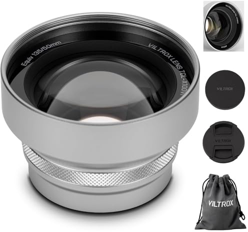 VILTROX TCL-X100 Vi Lente de conversión teleobjetivo, 1.4X Lente de reconocimiento automático de teleobjetivo para Fuji Fujifilm cámaras X100VI, X100V, X100F, X100S, X100 - Plata