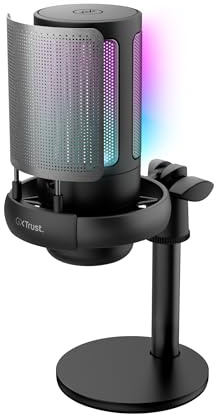 GXTrust Ruan Microfono USB con Supporto in Metallo, Shock-mount, Filtro Pop