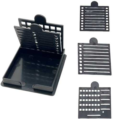 Caja organizadora portátil 5 en 1 con plantillas para suministros escolares, planificación, toma de notas, caja de almacenamiento