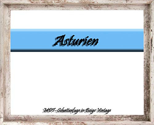 MDF-Leerrahmen ASTURIEN speziell für Leinwandbilder BZW. Keilrahmenbilder im Format 51 x 102 cm. Schattenfugenrahmen in der Farbe: Beige Vintage. 10 Farben zur Auswahl