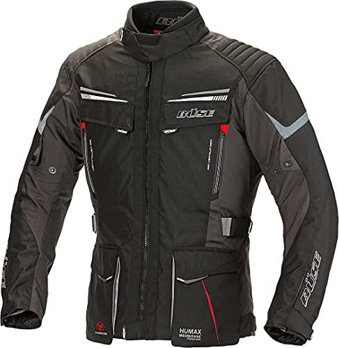 Büse Lago Pro Motorrad Textiljacke, schwarz, 12XL