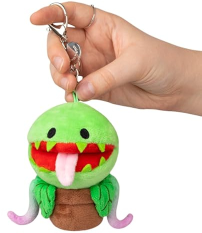 Squishable - Micro Venus Flytrap - The Mysterious Doctor Plague Collection - 4 in - Soft Toy Collectible Stuffed Animal - Metal Keychain Backpack Clip