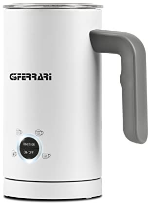 G3 Ferrari G10173 Mousseur à lait montant, 500 W, 300 ml, 4 fonctions, blanc
