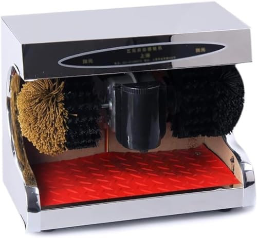 Electric Shoes Brush, Fully Automatic Infrared Shoe Polisher, Leather Boots Tool for Polishing and Cleaning, Sliver Hotel Automatic Shoe Polisher, Instant Men Shoes Cleaner Machine