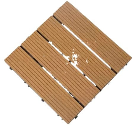 Outdoor Deck Tiles 1pc Garden Floor Boards Plastic Wood Outdoor Flooring Waterproof Splicing Floor(Color 1)