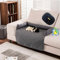 UERSUR Pelsbarn Heat Relief Cooling Dog Bed,Machine Washable Cooling Dog Cat Sofa Bed,Keep Your Cat Comfortable (Dunkel grau, 75 * 75cm)