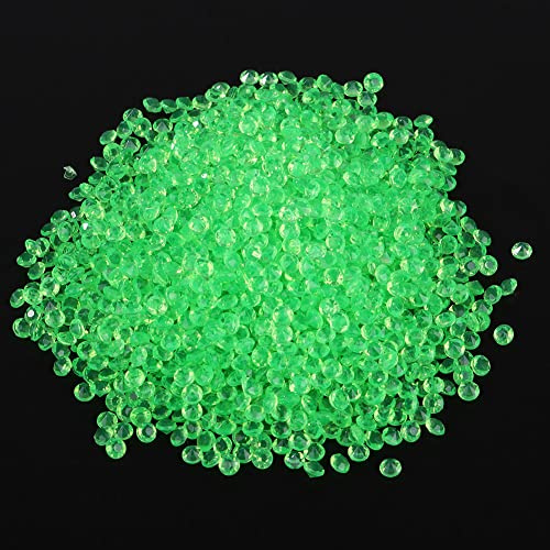 Generic Transparent Akryl Akryl Konfetti Bröllopsdekoration Scatter 2000st- Bord Scatter-Case Fillers-Olika Evenemang (Grön)