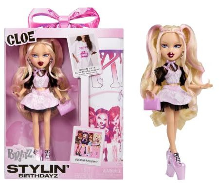 Bratz Stylin’ Birthdayz Fashion Doll - Cloe with Adult Unisex XL T-Shirt